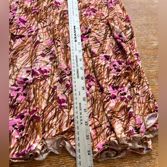 Prada Floral Pink Silk Midi Sleeveless Dress Worn Once Excellent Condition 42 - Picture 7 of 10